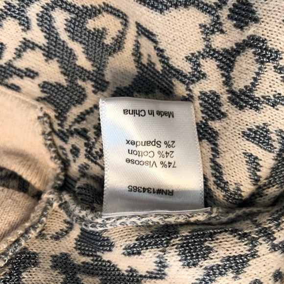 Sigrid Olson Signature Navy & Cream Tunic - Picture 5 of 5